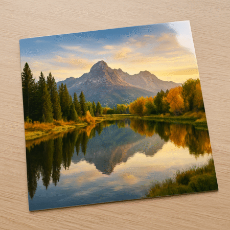 Square Glossy Photo Print – 18x18 Inches – Custom Image