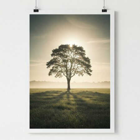 Custom 8.5x11 Inch Poster Print on Satin Photo Paper